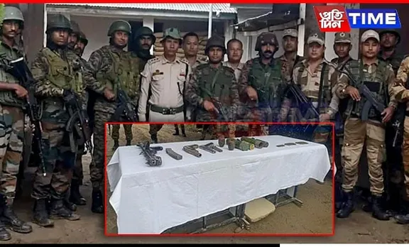 Security Forces Seize Cache of Arms and Ammo in Manipur's Bishnupur